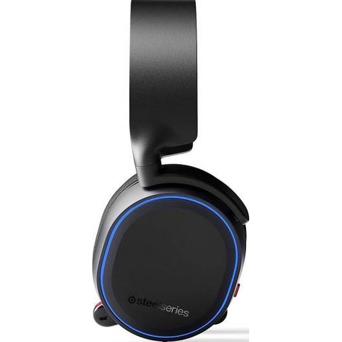 SteelSeries Arctis 5 (2019 Edition) RGB Illuminated Gaming Headset with DTS Headphone:X 7.1 Surround for PC, PlayStation 4, VR, Android and iOS, USB or 4-Pole 3.5mm - Black