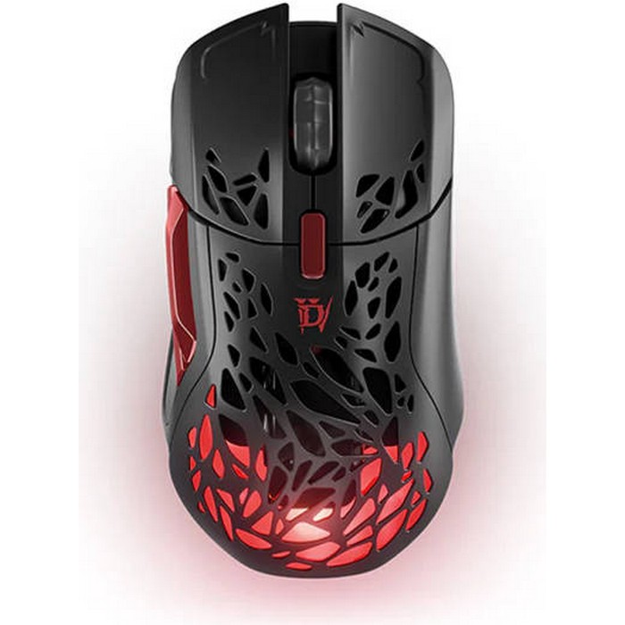 SteelSeries Aerox 5 Wireless Diablo IV Edition Lightweight 76g Gaming Mouse, 18000 CPI, TrueMove Air Optical Sensor, Water Resistant, 180+ Hour Battery Life, Free in-Game Item, PC/MAC, Black