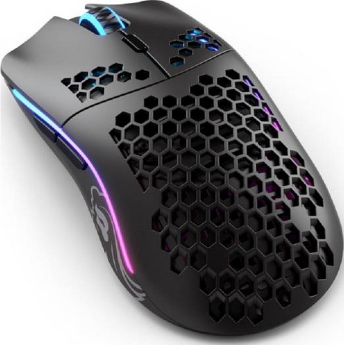 Glorious Model O Wireless Gaming Mouse, 16.8 million color RGB (8 effects) , 400 IPS, 6 buttons, RGB Gaming Mouse - Matte Black