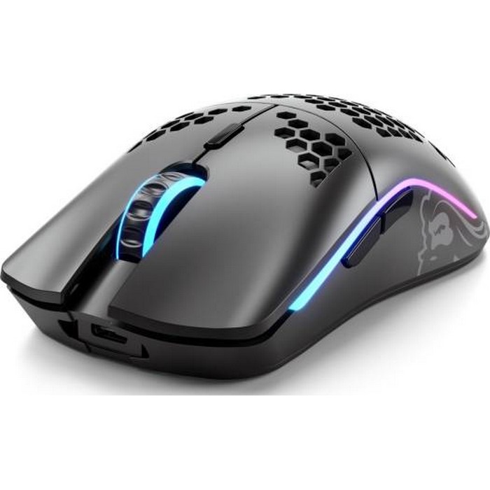 Glorious Model O Wireless Gaming Mouse, 16.8 million color RGB (8 effects) , 400 IPS, 6 buttons, RGB Gaming Mouse - Matte Black