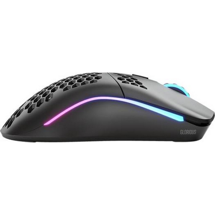 Glorious Model O Wireless Gaming Mouse, 16.8 million color RGB (8 effects) , 400 IPS, 6 buttons, RGB Gaming Mouse - Matte Black