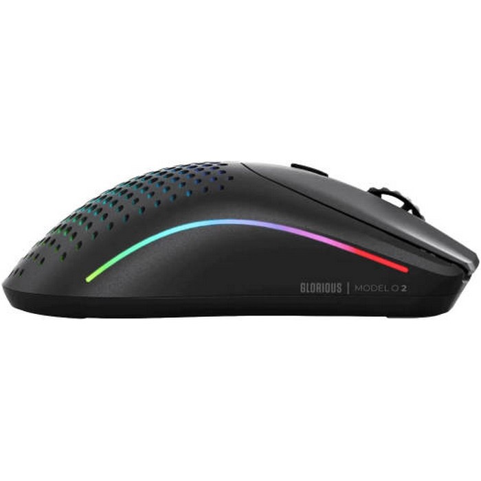 Glorious Model O 2 Wireless RGB Gaming Mouse, Ultralight 68-gram Weight, 26,000 DPI BAMF 2.0 Sensor, Hybrid 2.4 Ghz / BT, 210-hour Max Battery Life, Vibrant RGB Lighting, Black