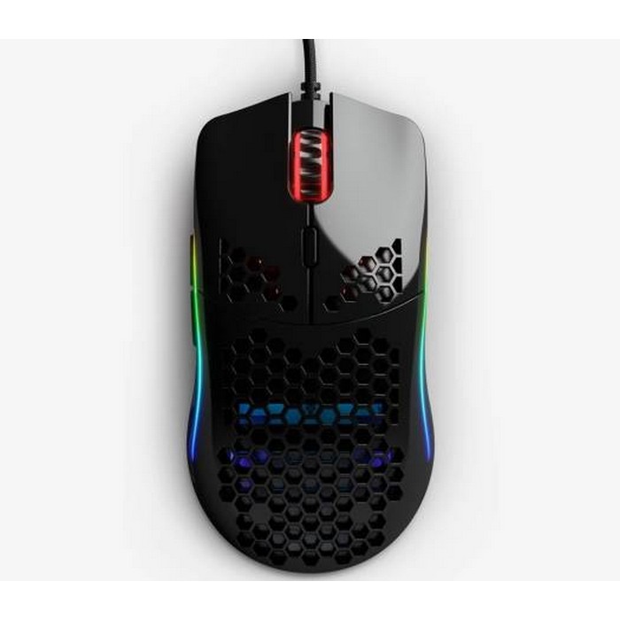 Glorious Gaming Mouse Model O, DPI Indicator, Pixart 3360 Sensor, HoneyComb Shell, Ascended Cord, 1000Hz Polling Rate, Glossy Black