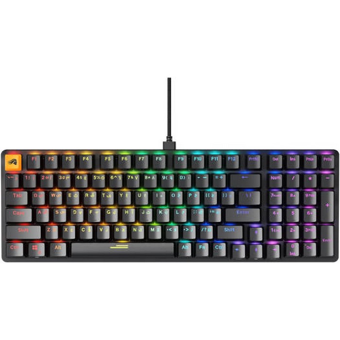 Glorious GMMK 2 TKL Wired Mechanical Keyboard,96% Layout, Fox Linear Switches, Hot Swappable, CNC Aluminum Top Frame, RGB LED Backlighting, ARB Layout, USB-C, Black