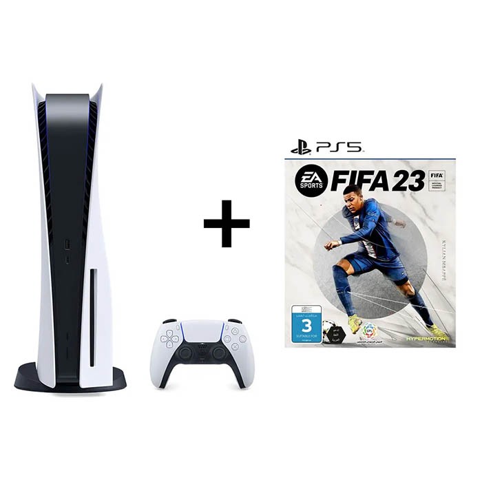 PlayStation 5 console with Fifa 23 Game & Get 1 Game free