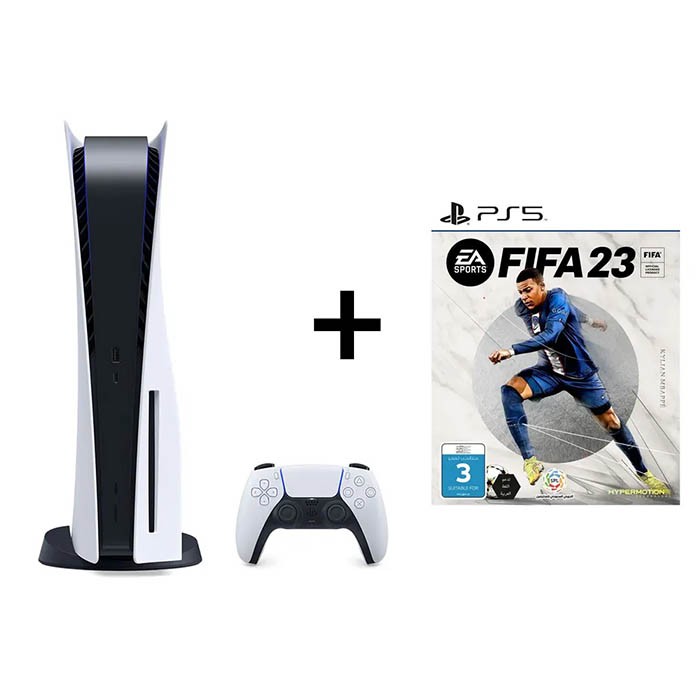 PlayStation 5 console with Fifa 23 Game & Get 1 Game free