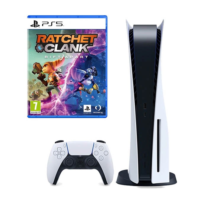PlayStation 5 Console Standard Edition + Ratchet Clank Rift Apart