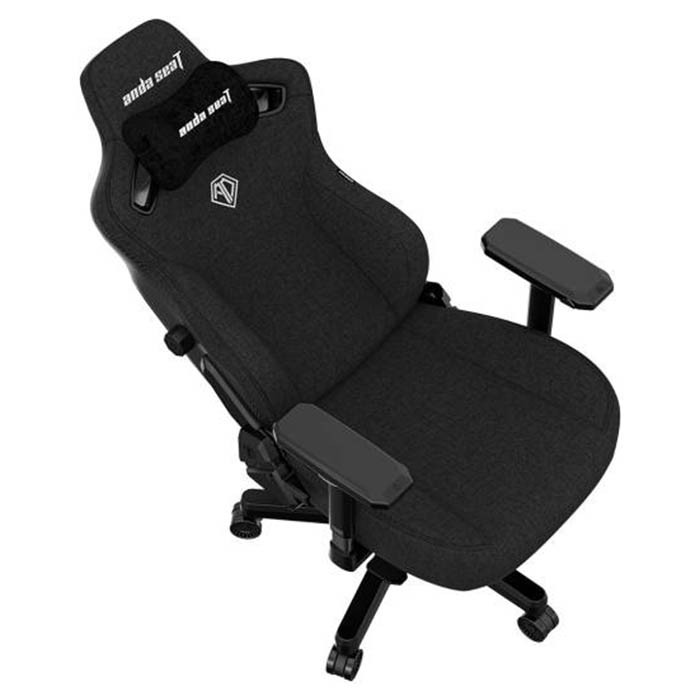 AndaSeat Kaiser 3 Series Premium Gaming Chair XL Size ,Linen Fabric, CARBON BLACK